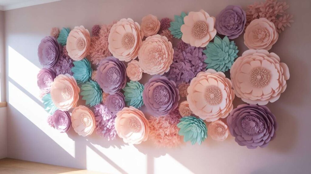 Paper Wall Flowers