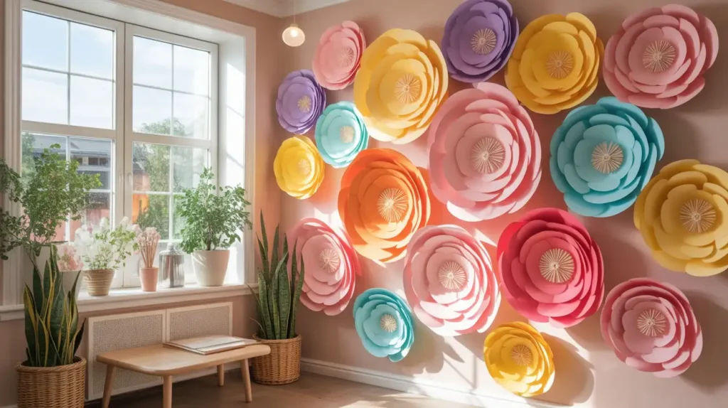 The Ultimate Guide to Paper Wall Flowers: Crafting Timeless Decor for Your Home
