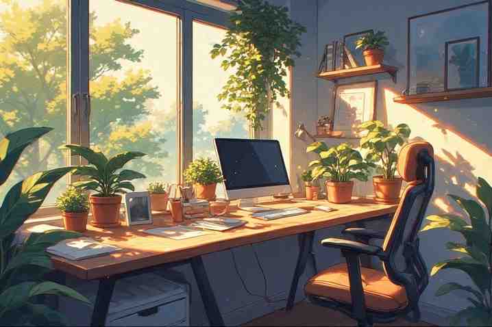 bedroom office ideas